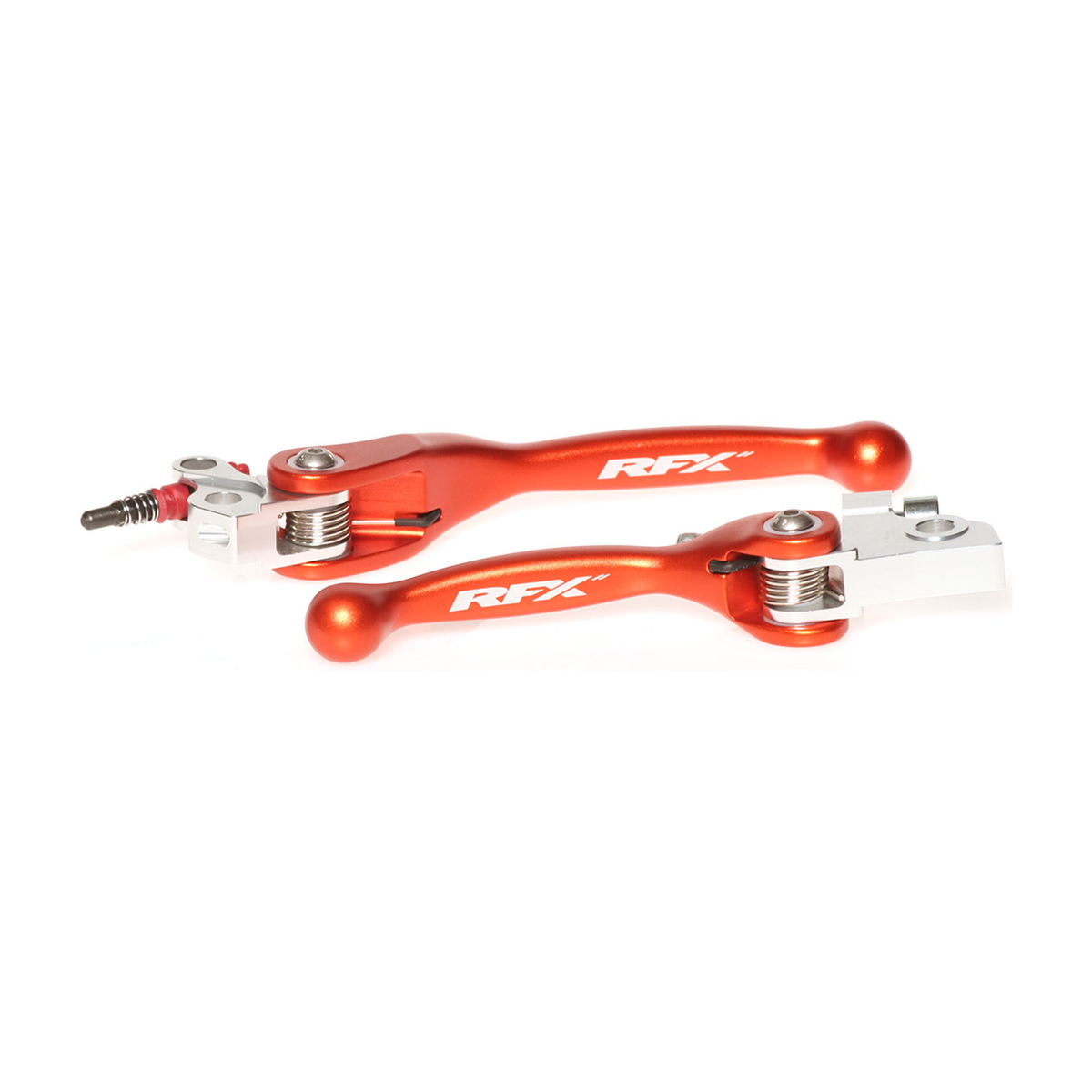 RFX Forged Aluminum Flex Levers Flexible Lever Set Orange FXFL 50000 55OR for KTM 65 SX / 85 SX (17/14)
