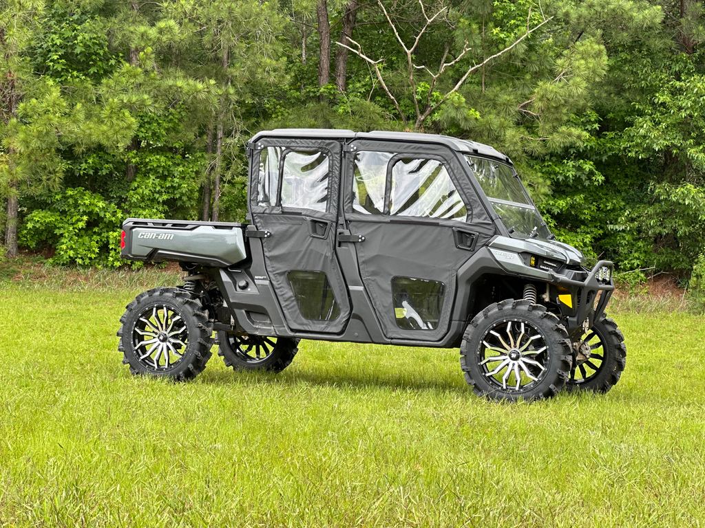 Seizmik Frame Door Kit Rear Framed Soft Doors 52-06032KIT for Can-Am Defender Max HD10 DPS / Defender Max HD10 LTD & More
