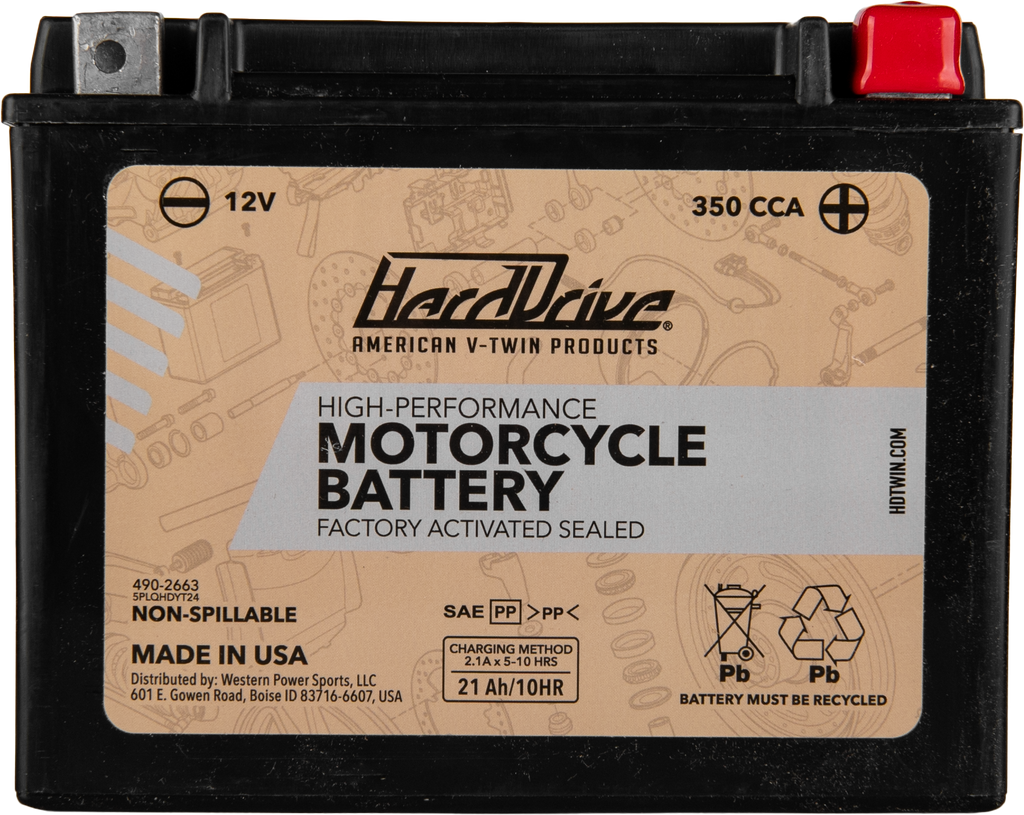 Harddrive AGM Sealed Battery