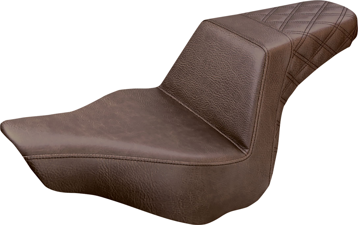 Saddlemen Step-Up Seat — Rear Lattice Stitch