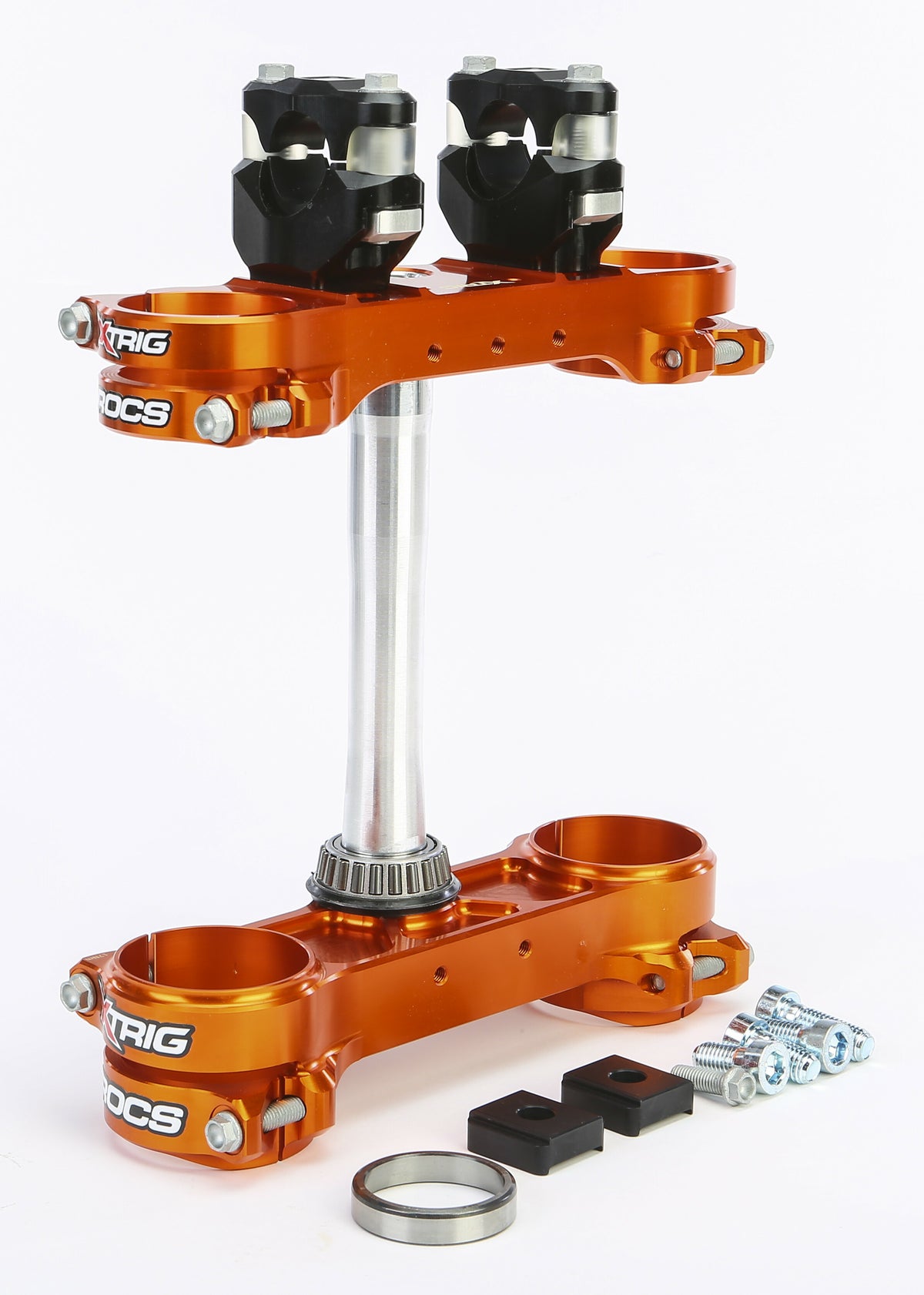 Xtrig Rocs Tech Clamp Set KTM/HUS/Gas ORG 501330502301 for KTM 250 SX-F / 250 XC-F & More