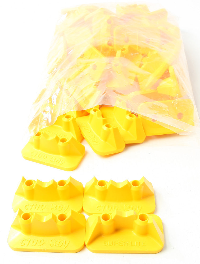 Stud Boy Super-Lite Pro Series Double Backers .75" 48/PK Yellow 2522-P2-YEL