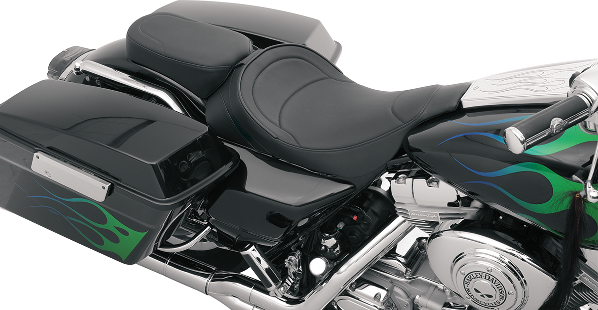 Drag Specialties Seats Backrest Compatible Solo Seat — Mild Stitched