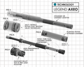 Legend Suspension AXEO23 FLH Front Suspensions System '14-'16