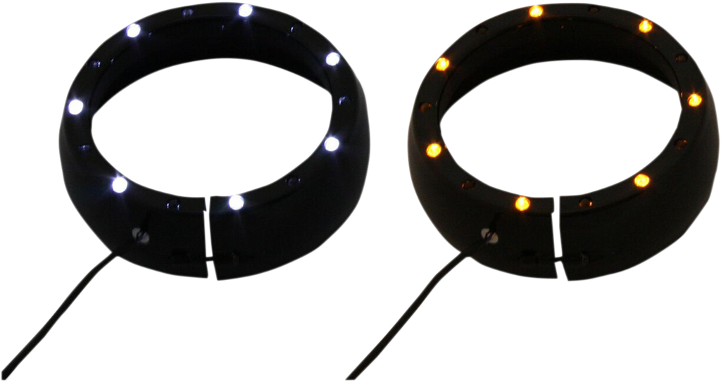 Custom Dynamics Passing Lamp Lighted Trim Rings