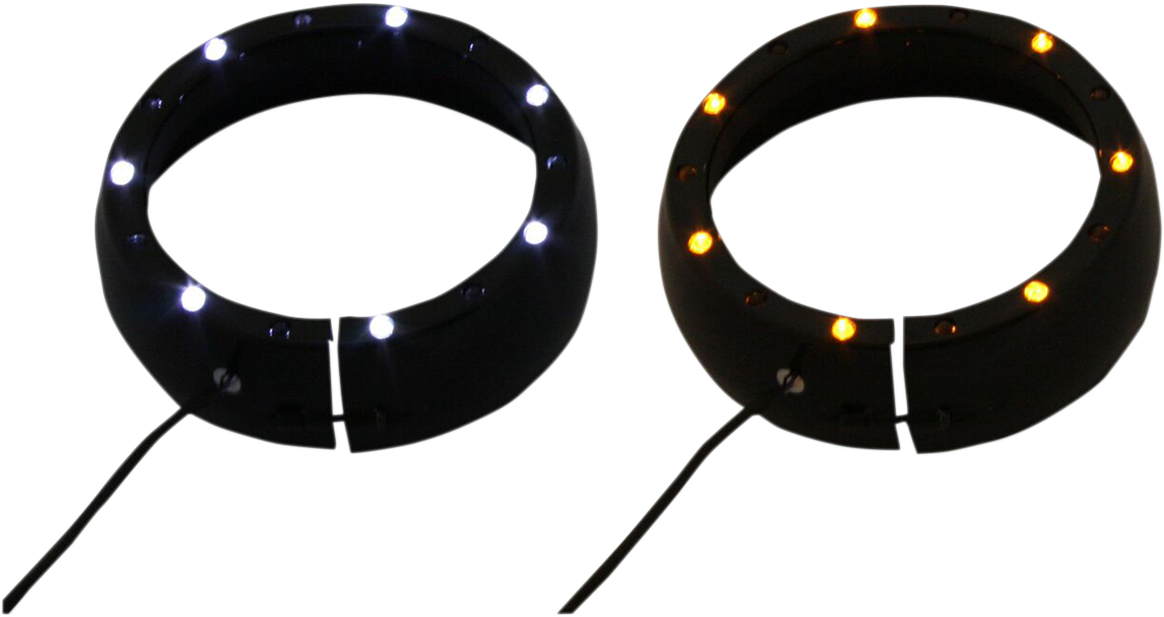 Custom Dynamics Passing Lamp Lighted Trim Rings