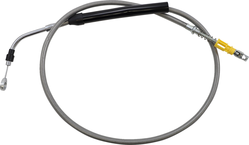 LA Choppers Stainless Steel Braided Clutch Cable