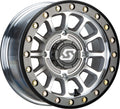 Sedona Sano BDLK Wheel 15X7 4/137 5+2 (+10MM) BLK/AS Cast A21MA-57037+10S