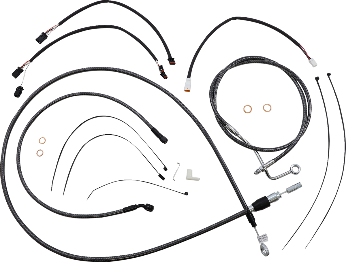Magnum Shielding KARBONFIBR Designer Handlebar Installation Kit
