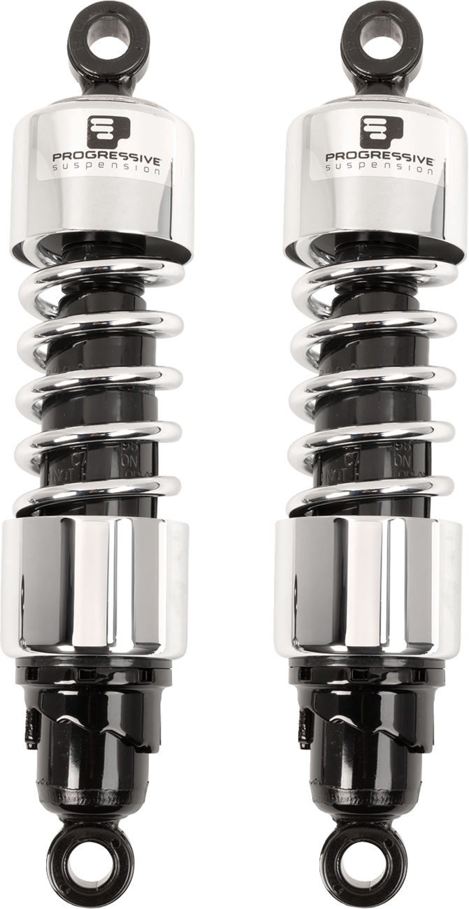 Progressive Suspension 412 Series Shocks — Chrome