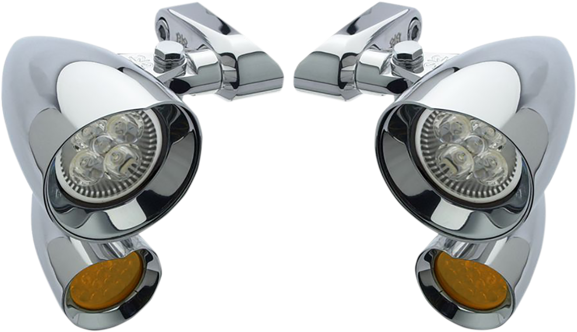 Headwinds Vampire 2" Spotlight and 1-3/8" Turn Signals