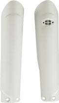 Acerbis Lower Fork Cover Set Fork Guards White 2401266811 for GasGas / KTM / Triumph