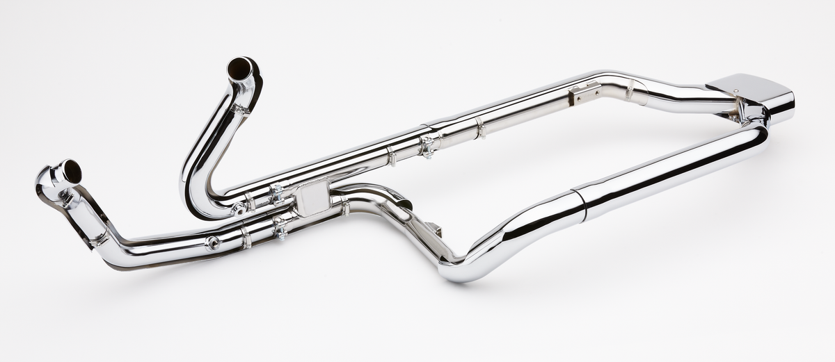 Cobra Powerport Dual Headpipes Chrome FLH/FLT 09-16 6253DB1 for Harley-Davidson FLHR Road King / FLHRC Road King Classic & More