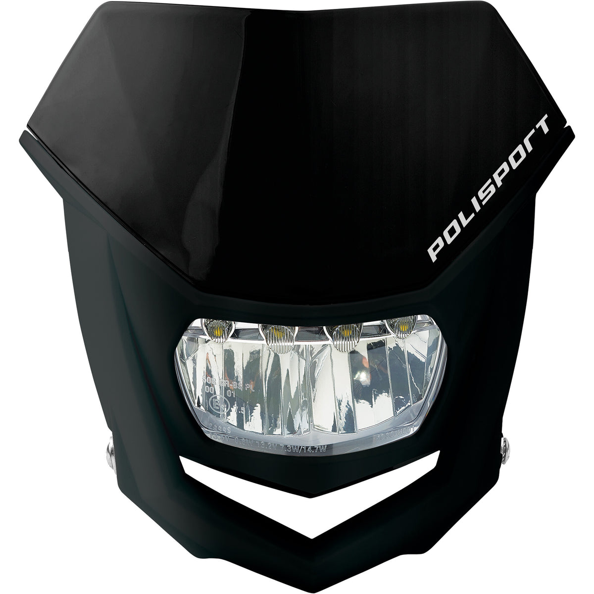 Polisport Halo Headlight LED Black/Black 8667100011