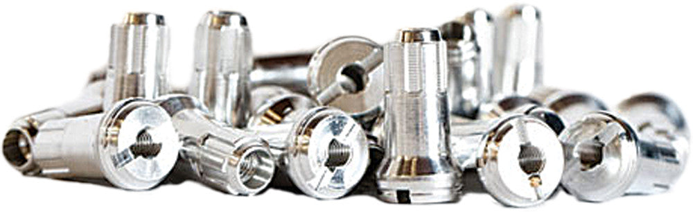 Dubya Front Spoke Nipples Silver 98-641 for GasGas / Honda & More