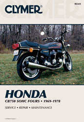 Clymer Repair Manual CB750 Sohc CM341 for Honda CB750A Automatic / CB750F Super Sport / CB750K