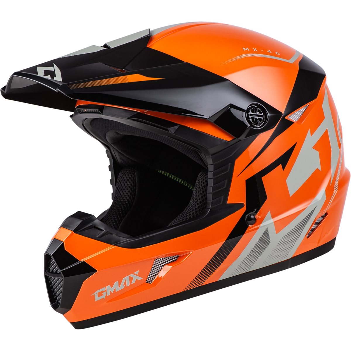 GMAX MX-46 Compound Helmet Orange/Black/Grey XL D3464287