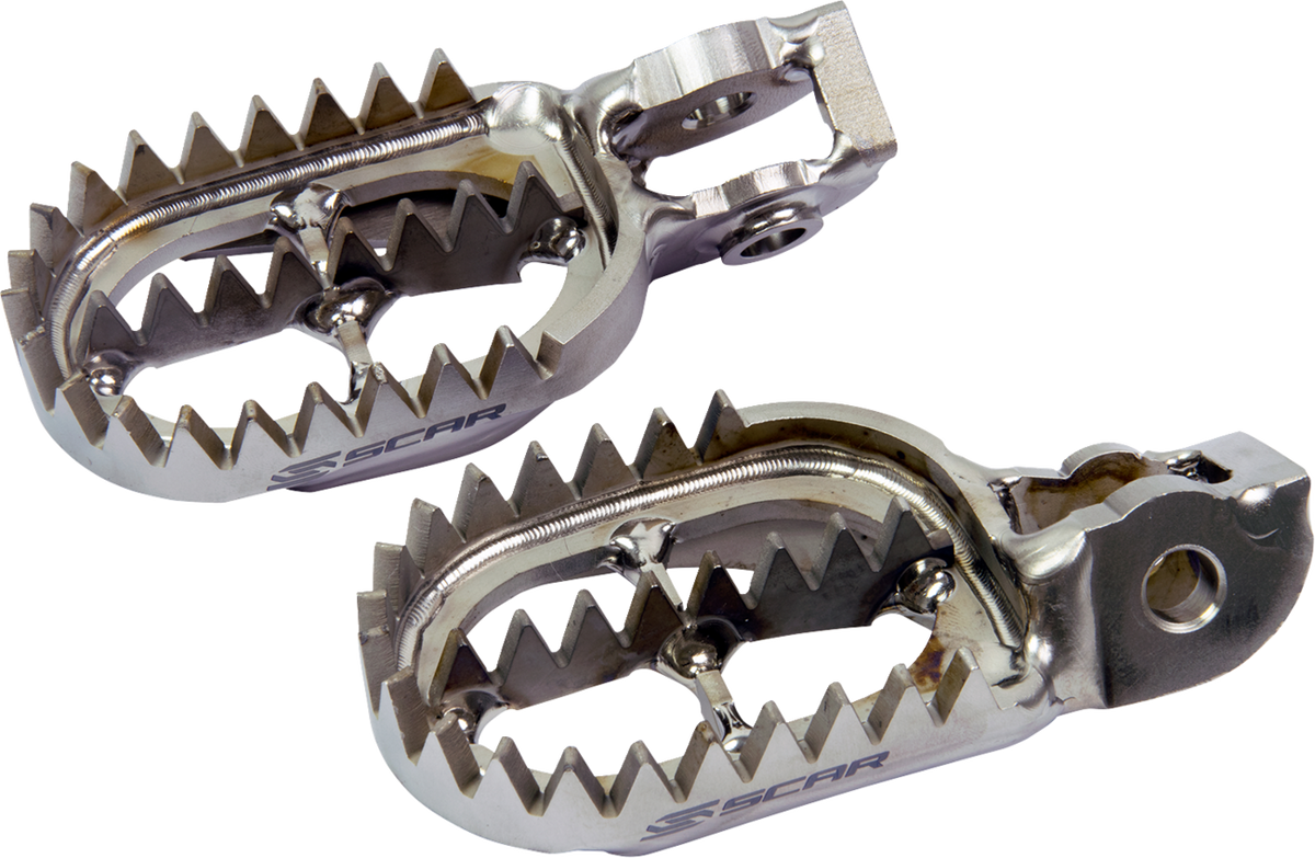 Scar Racing Gripper Titanium Foot Pegs