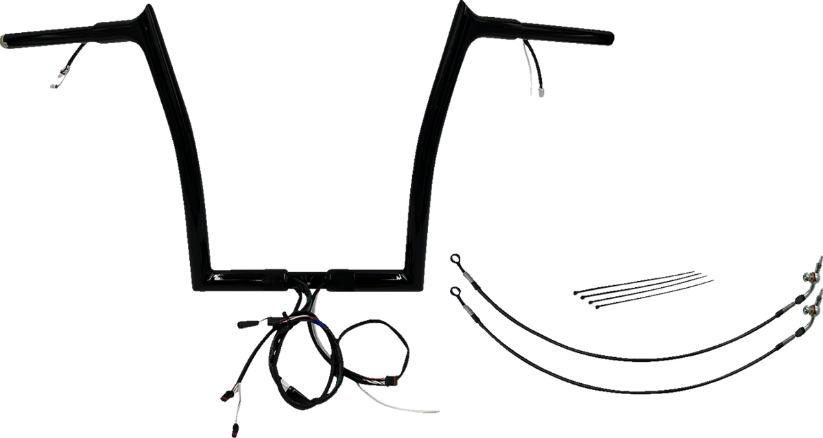 Fat Baggers Inc. EZ Install Wired 1-1/4" Pointed Top Handlebar Kit