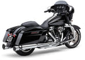 Cobra Pro Chamber DBL Bung H/P Chrome FLH/FLT 17-25 6255DB for Harley-Davidson