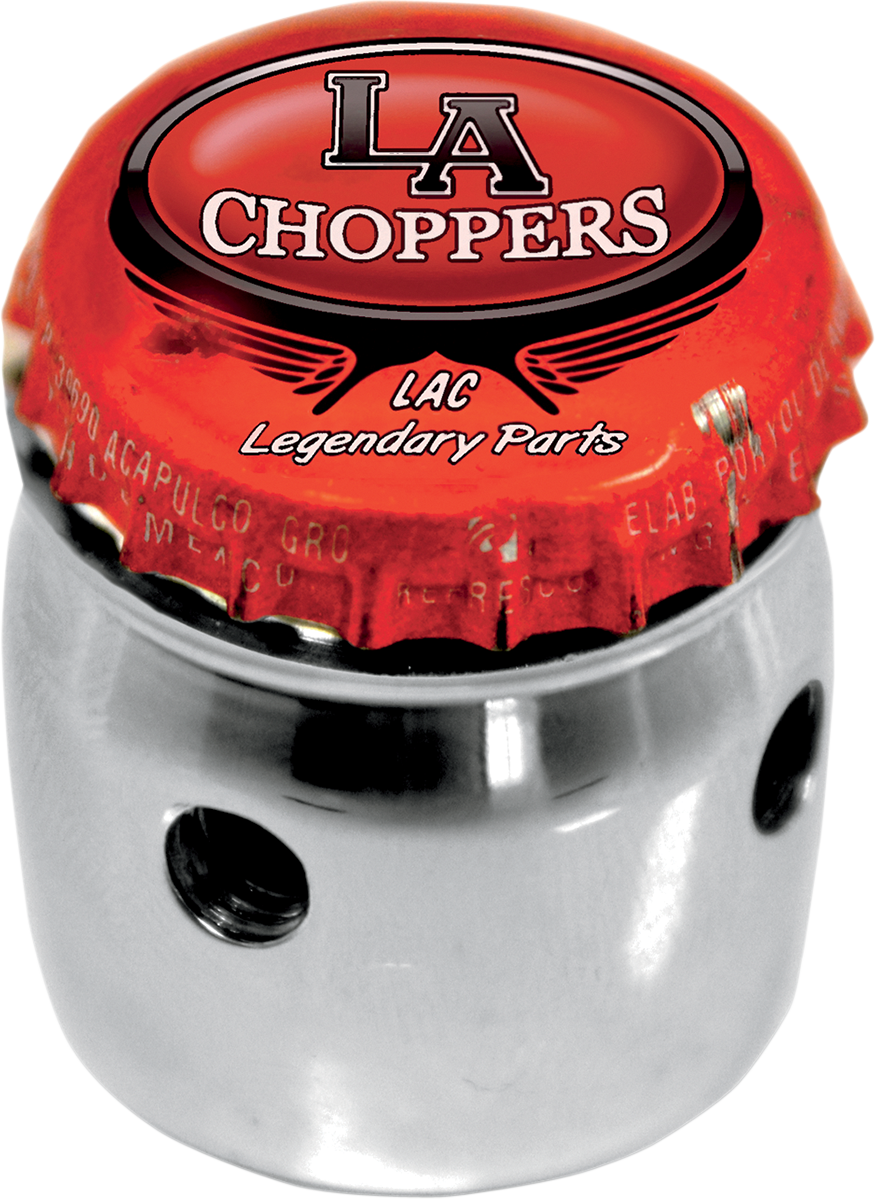 LA Choppers Bottle Cap Choke Cable Knob