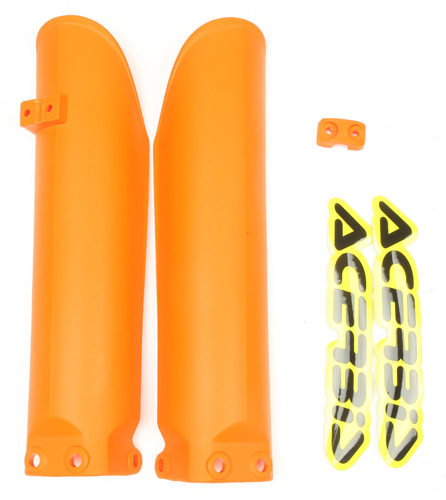 Acerbis Lower Fork Cover Set Fork Guard Orange 2319635226 for KTM 85 SX (17/14) 2013-2017