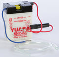 Yuasa 6V and 12V Standard Yumicron Battery Battery 6N2-2A Conventional YUAM2620A for Honda CA100 / NA50 / NC50 Express
