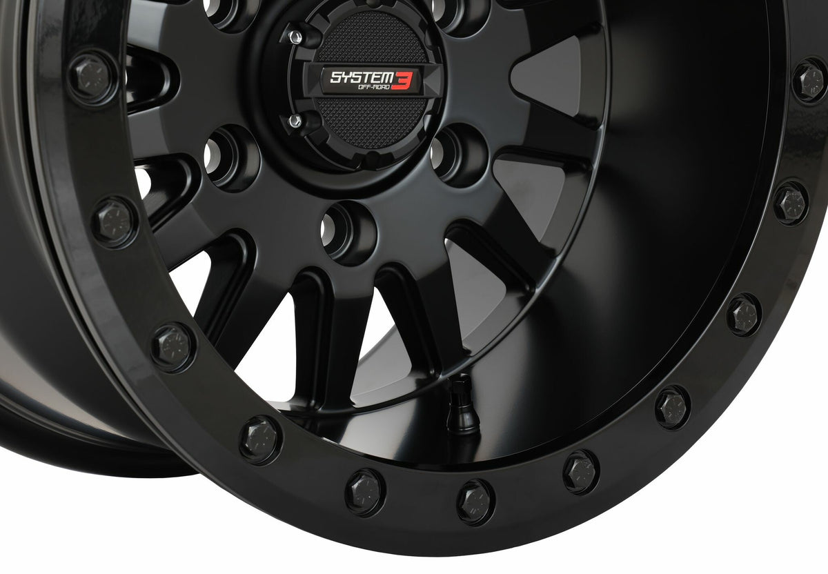 System 3 SB8 Wheel 15X10 5+5 (0MM) 6/5.5 Matte Black 15S3-85651