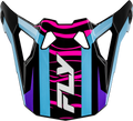 FLY Racing Formula CP Charge Visor Black/Purple/Pink/Blue YL-LG 73-0063VS