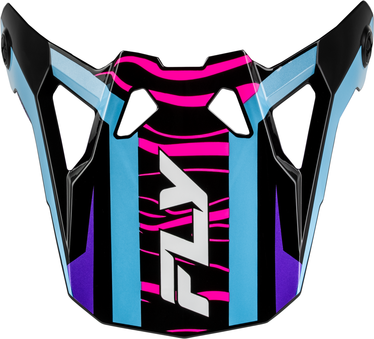 FLY Racing Formula CP Charge Visor Black/Purple/Pink/Blue YL-LG 73-0063VS
