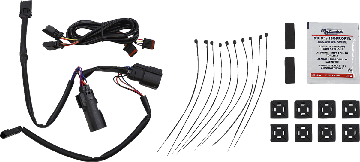Custom Dynamics Saddlebag Latch Dual Color Accent Lights