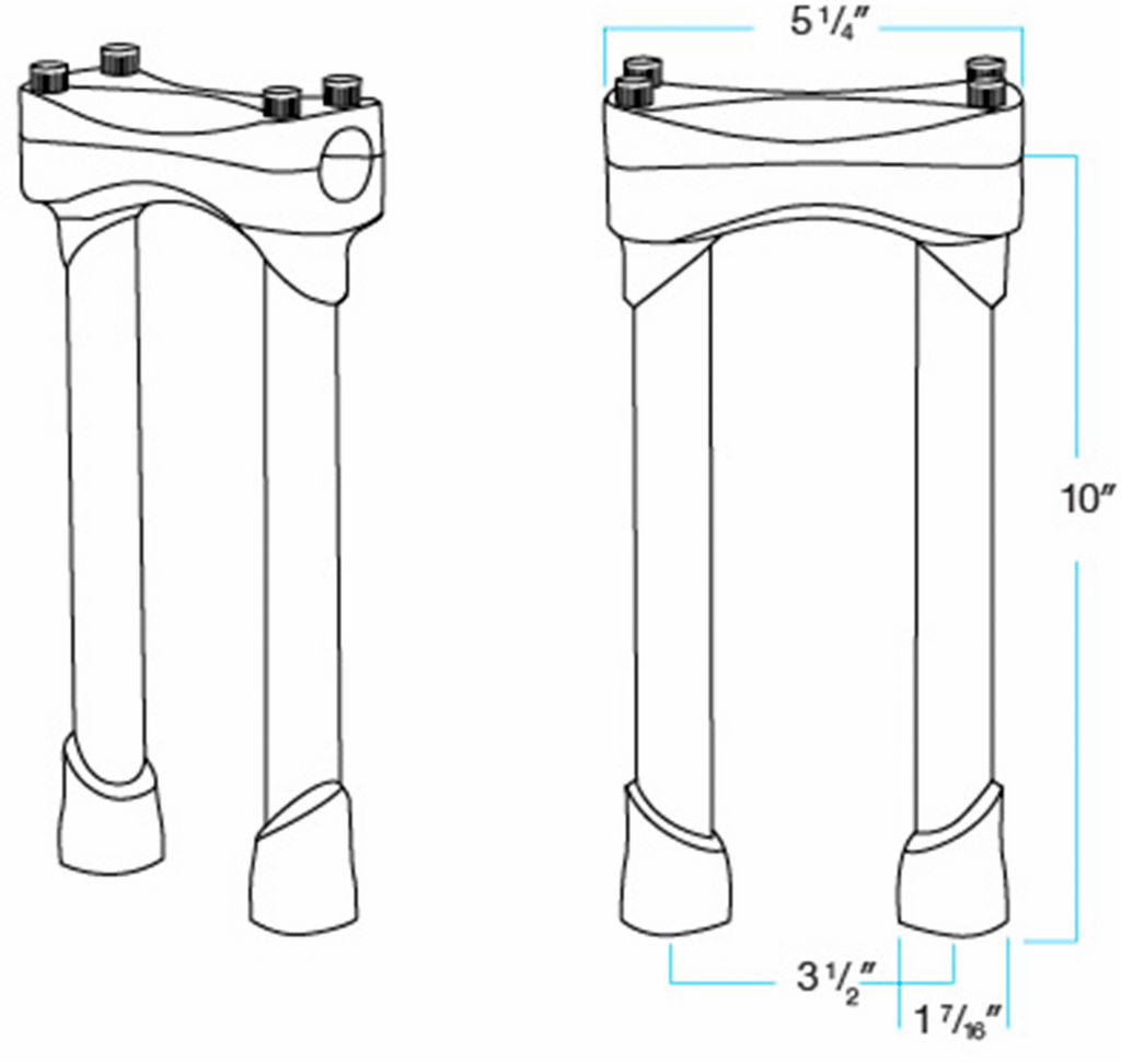 Biltwell Murdock Handlebar Risers