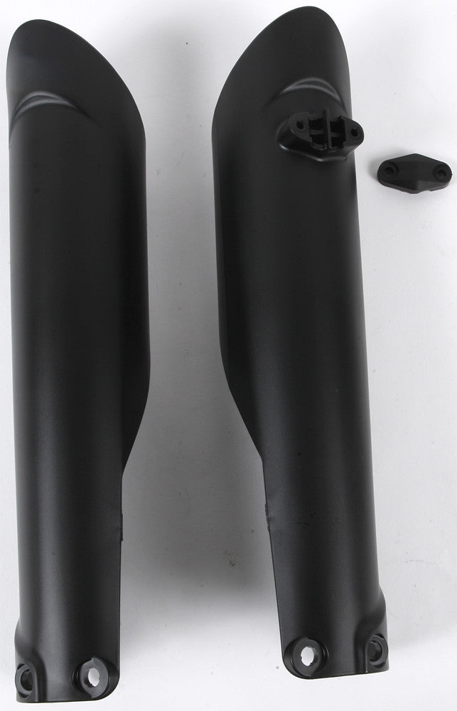 Acerbis Lower Fork Cover Set Fork Covers Black 2401260001 for GasGas / Husqvarna & More