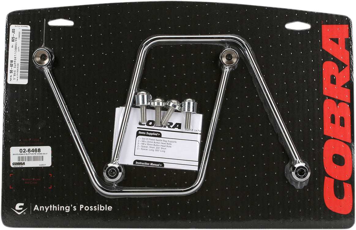 Cobra Saddlebag Protectors and Supports for Kawasaki