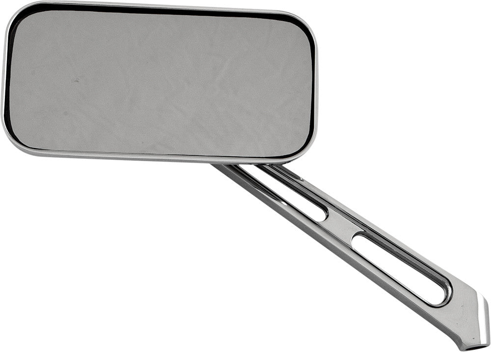 Harddrive Rectangular Mirror Chrome L/R 4.25X2" Each 60-0034AK