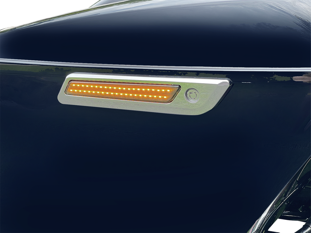 Custom Dynamics Saddlebag Latch Dual Color Accent Lights