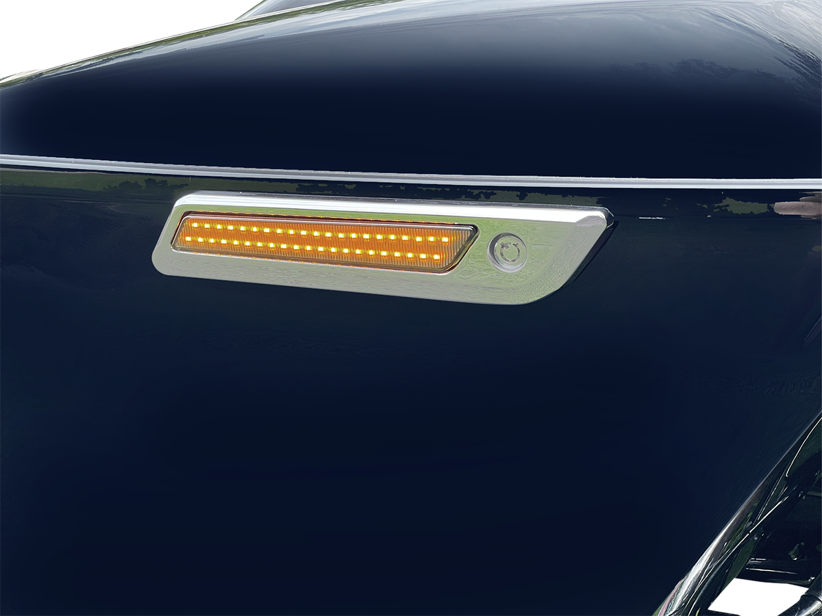 Custom Dynamics Saddlebag Latch Dual Color Accent Lights