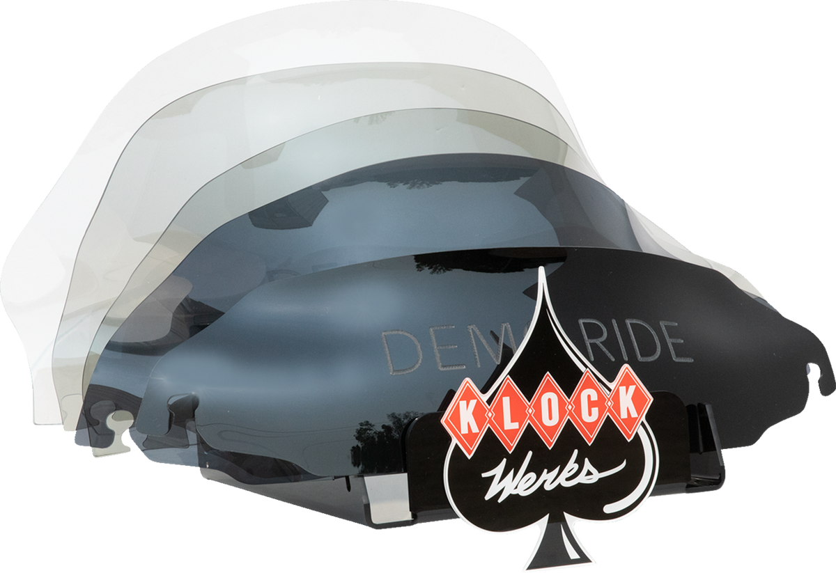 Klock Werks Flare Windshield Display with Flyer
