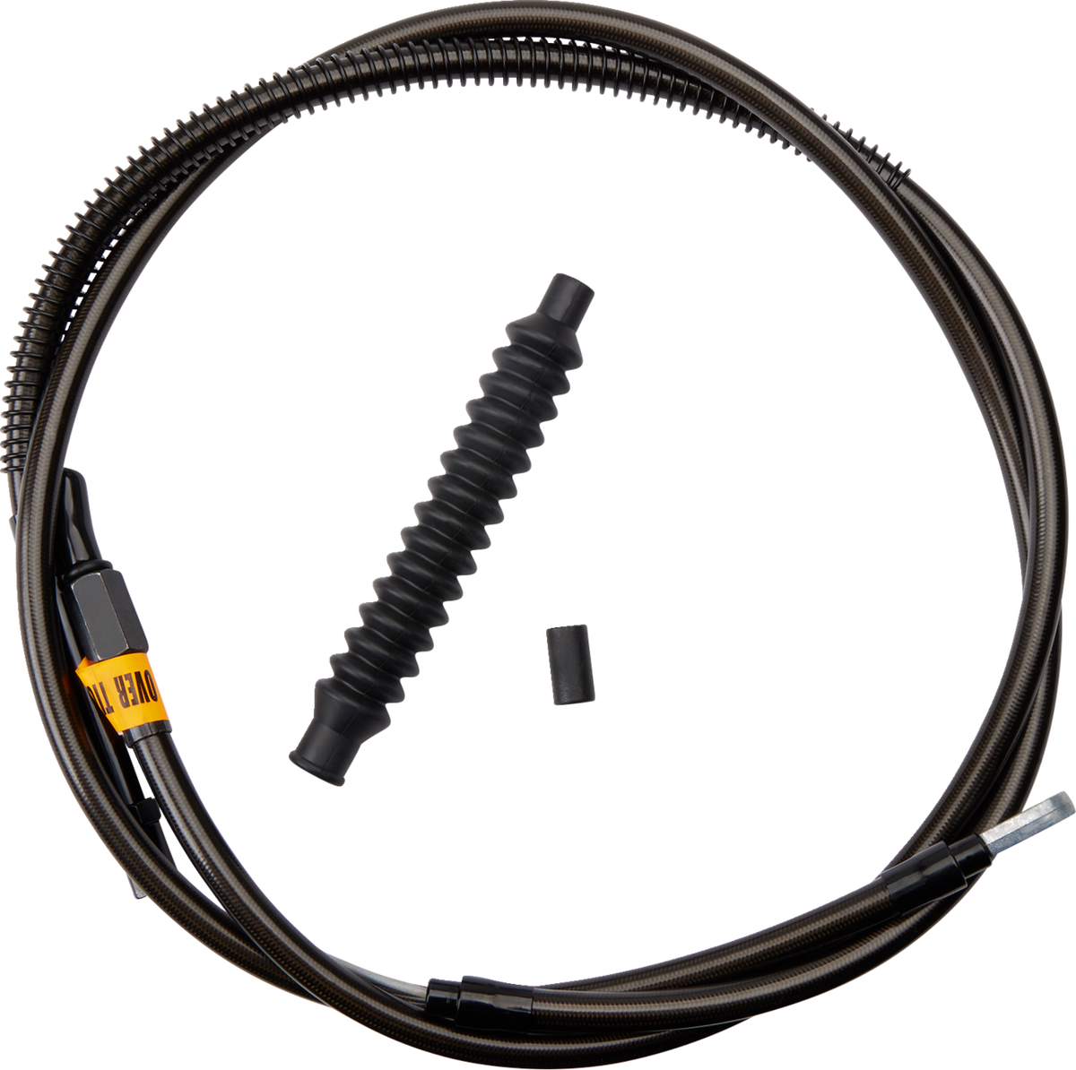 LA Choppers Midnight Braided Clutch Cable
