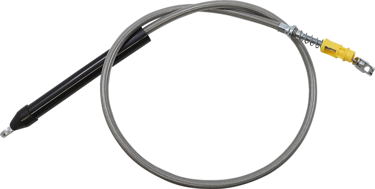LA Choppers Stainless Steel Braided Clutch Cable