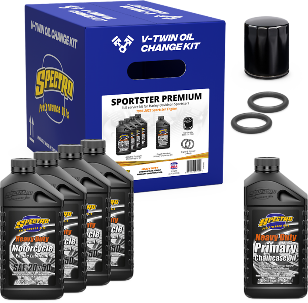 Spectro V-Twin Full Oil Service Kit for Harley-Davidson