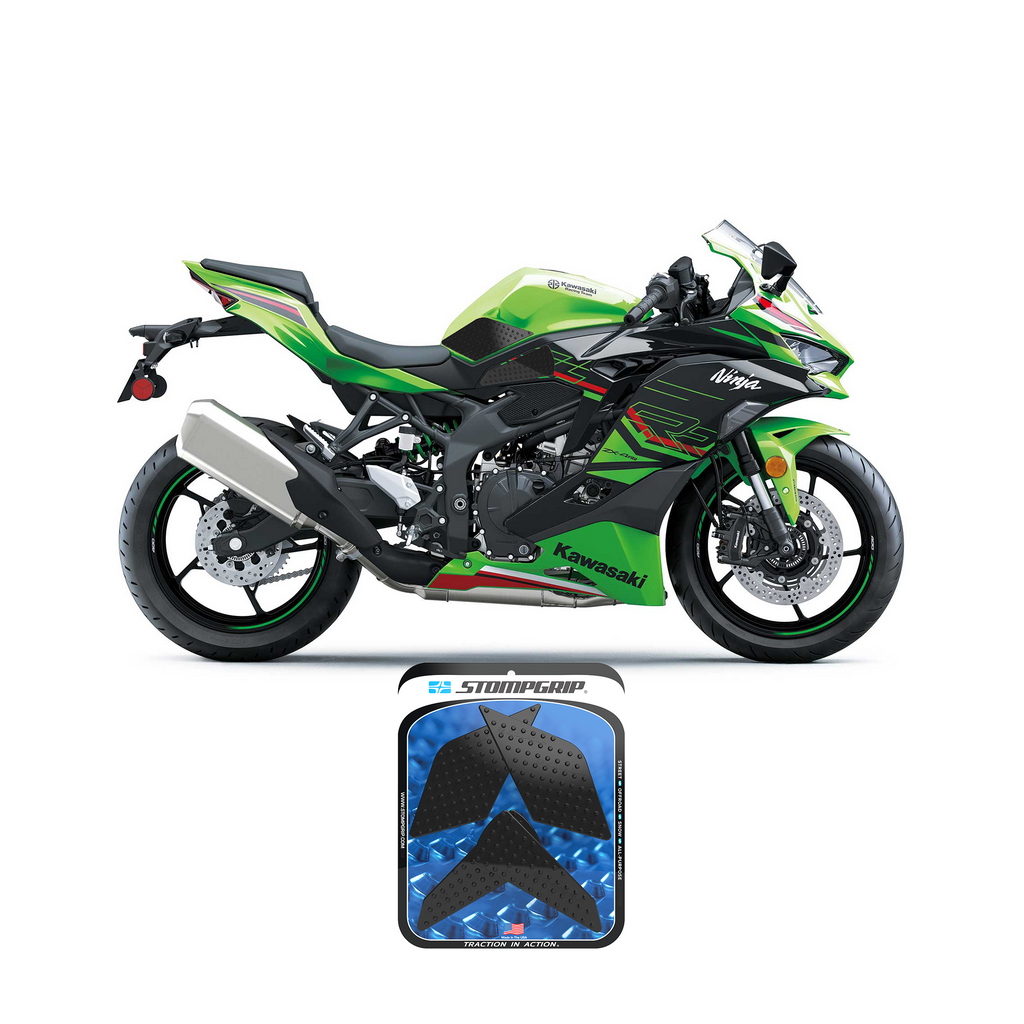 Stompgrip Tank Pad Kit Volcano Black Kawasaki 55-10-0204B