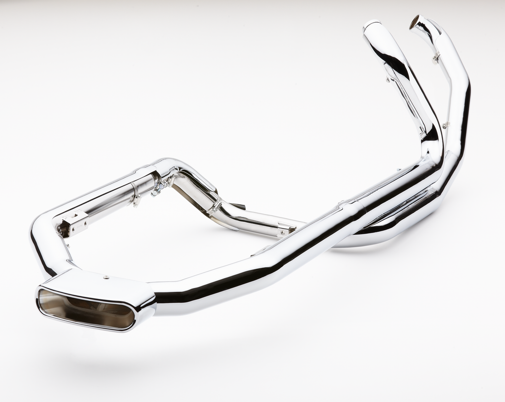 Cobra Powerport Dual Headpipes Chrome FLH/FLT 09-16 6253DB1 for Harley-Davidson FLHR Road King / FLHRC Road King Classic & More