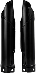 Acerbis Lower Fork Cover Set Fork Guard Black 2374060001 for Kawasaki KX100 / KX112 / KX85