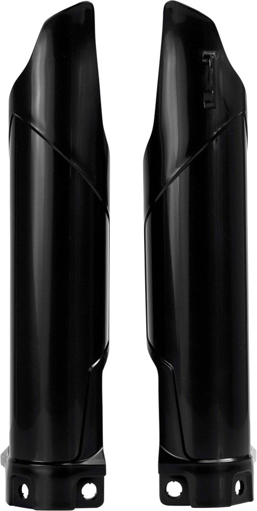 Acerbis Lower Fork Cover Set Fork Guard Black 2374060001 for Kawasaki KX100 / KX112 / KX85