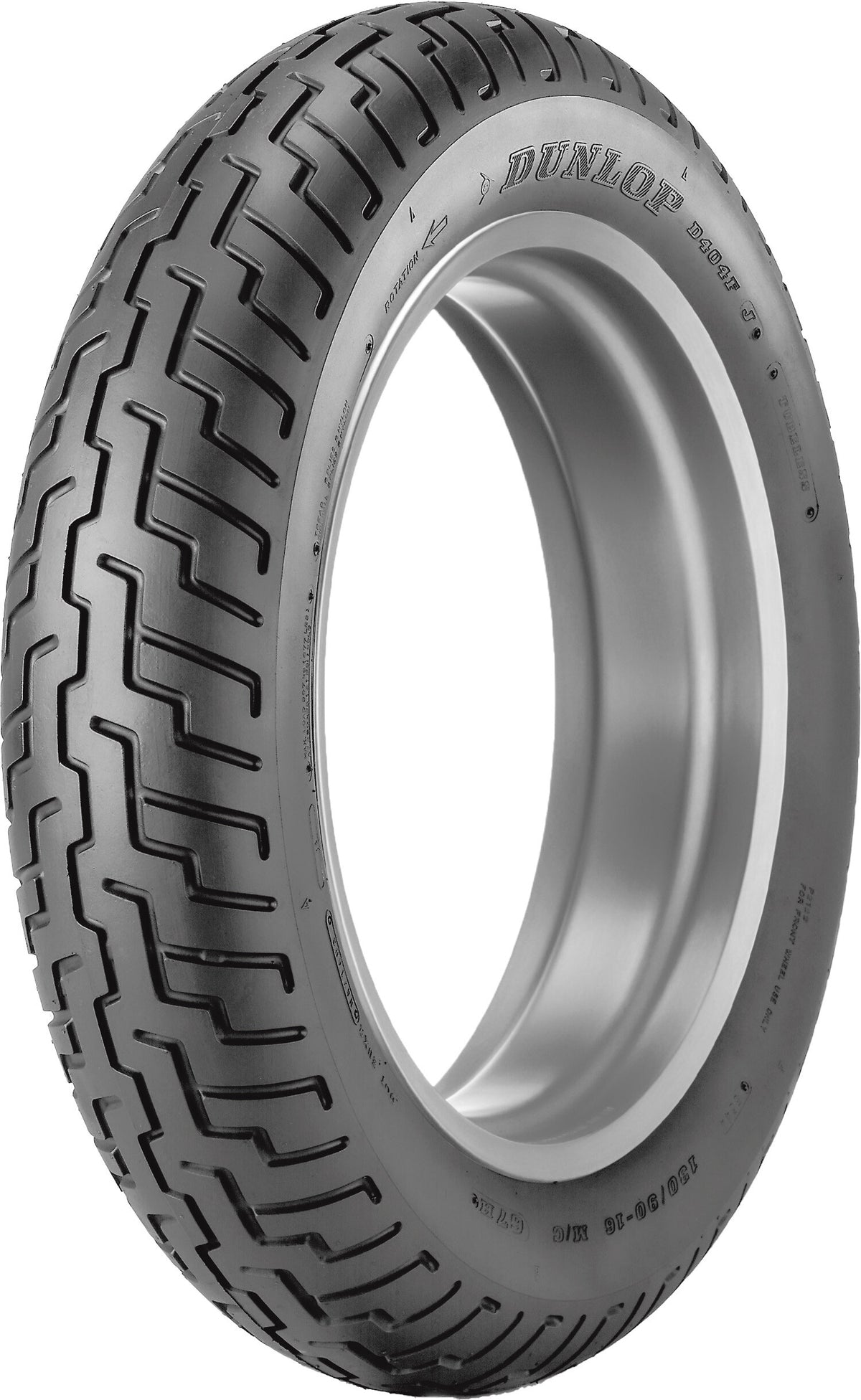Dunlop D404 Front Rear Tire Set 110/90-19 + 120/90-18 Motorcycle Tires