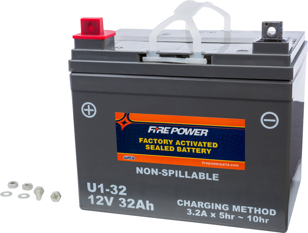 Fire Power Battery U1-32 Sealed Factory Activated for Yamaha YXE700 Wolverine / YXM700 Viking & More