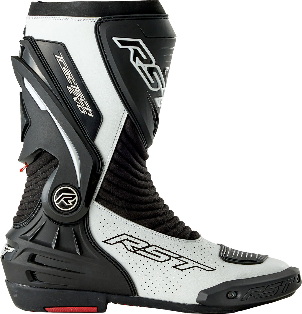 RST Tractech EVO D3O Boot Black/White 11.5 103700WHI-45