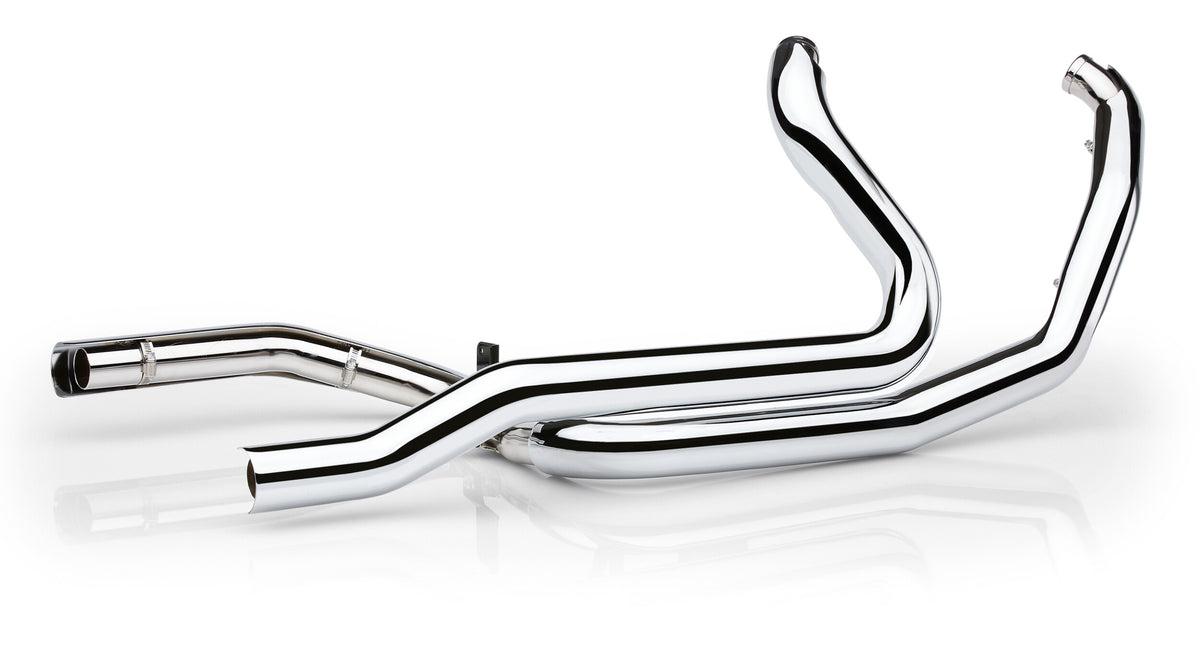 Cobra Powerport Dual Headpipes Chrome Trike 10-16 6254 for Harley-Davidson
