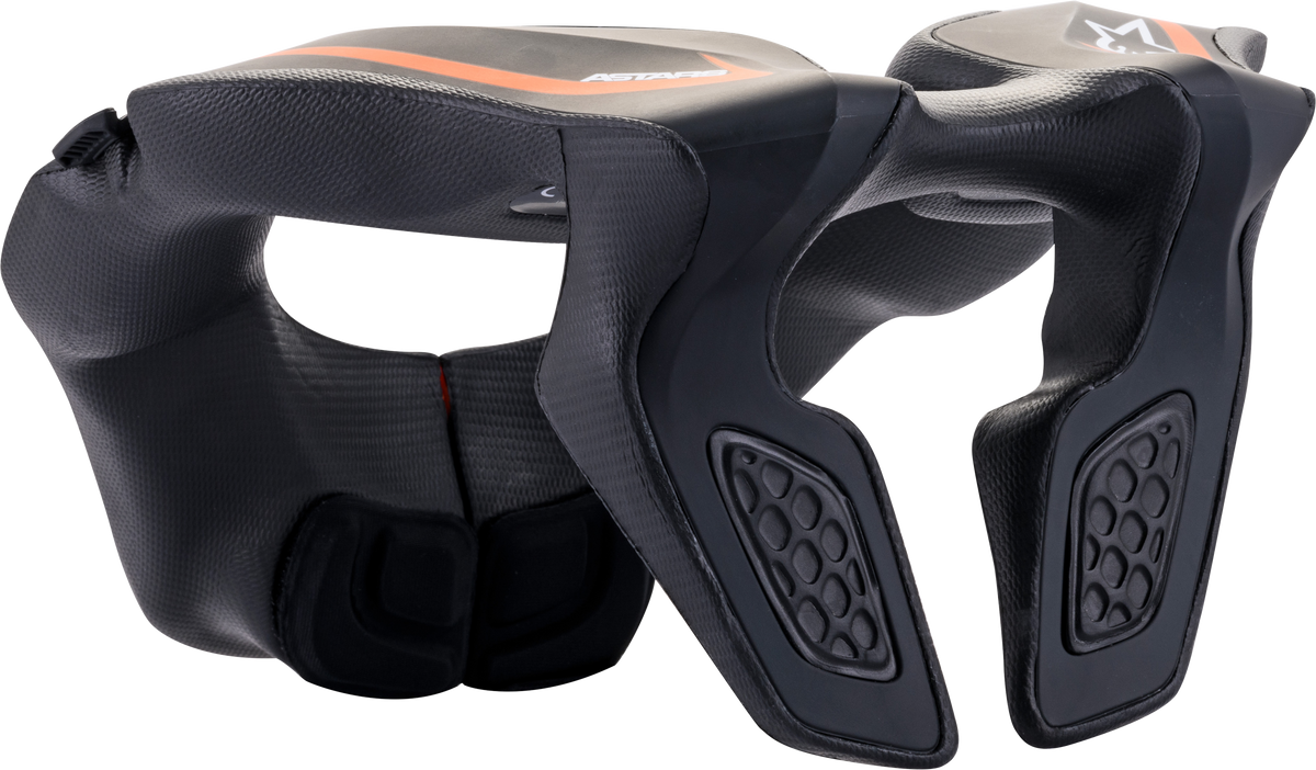 Alpinestars Youth Neck Support Black/Orange 6540118-14-OS